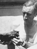 Philippe Tailliez lors des fouilles de l’�pave du Titan au large de l’�le du Levant (1956)