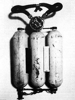 Premier prototype du scaphandre Cousteau-Gagnan - 1943 Premier prototype du scaphandre Cousteau-Gagnan - 1943